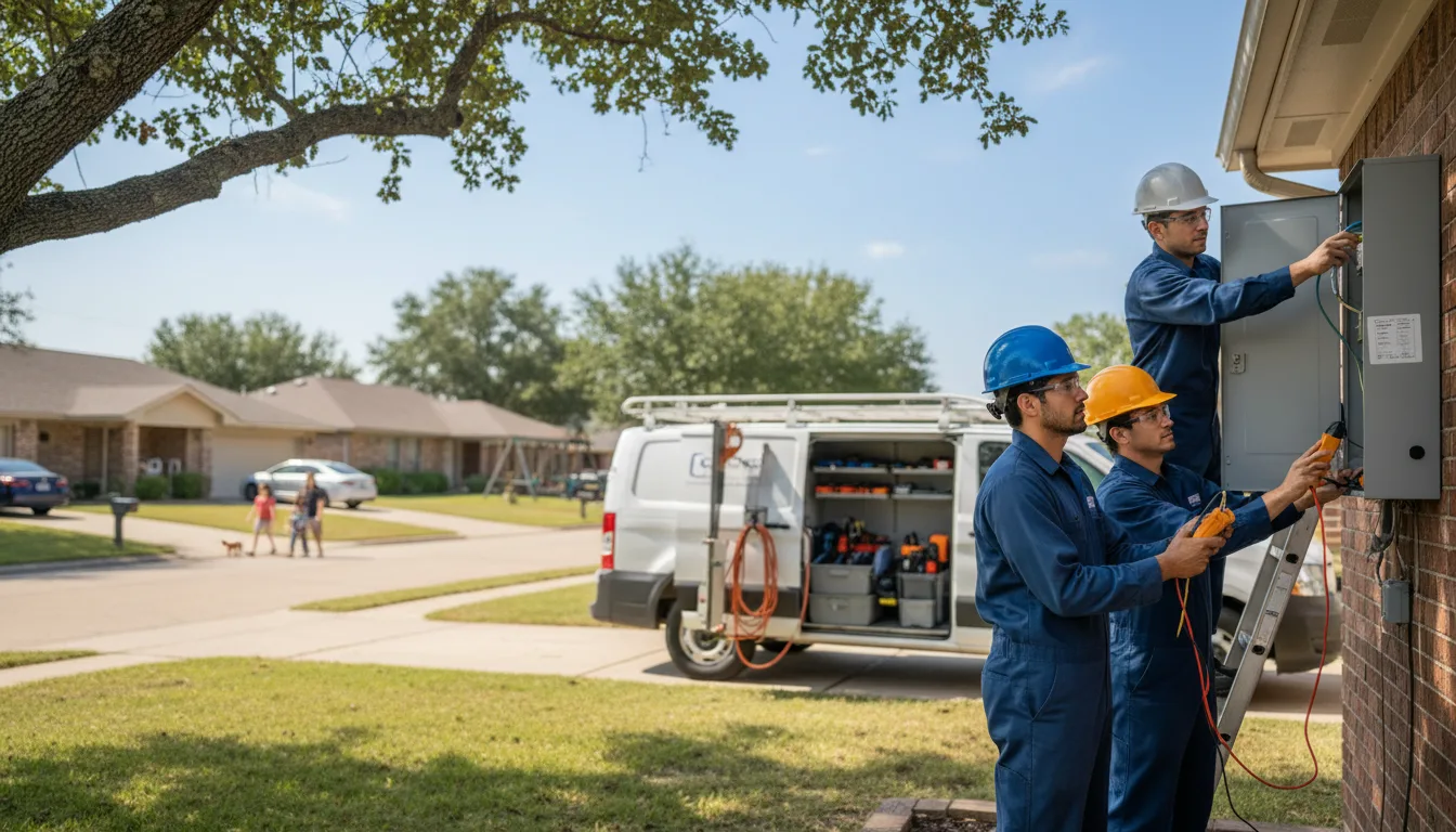 Certified electrician providing emergency electrical services in Manorville, PA